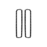 2 PCS / Set Carbon Fiber Car A-pillar Air Outlet Frame Decorative Sticker for Volkswagen Scirocco 2009-2016,Left and Right Drive Universal, A-pillar Air Outlet Frame