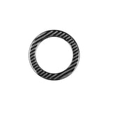 Carbon Fiber Car Steering Wheel Decorative Sticker for Toyota Old RAV4 2006-2013,Left and Right Drive Universal, Steering Wheel