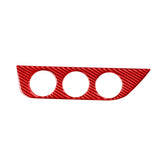 Carbon Fiber Car Air Conditioner Switch Panel A Decorative Sticker for Toyota Corolla 2014-2018,Left Drive, Air Conditioner Switch Panel A,Left Drive