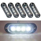5 PCS MK-087 Car / Truck 4LEDs Side Marker Indicator Lights Bulb Lamp, MK-087(White Light), MK-087(Yellow Light), MK-087(Blue Light), MK-087(Green Light), MK-087(Red Light)