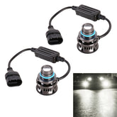 1 Pair 9005 27W / DC12V Car Aluminum Alloy LED Headlight, 9005 (White Light), 9005 (Blue Light), 9005 (Gold Light), 9005 (Lime Green)