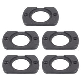 5 PCS 1 Hole Car Modified USB Charging Voltmeter Cigarette Lighter Panel, 1 Hole