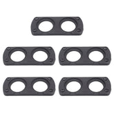 5 PCS 2-Hole Car Modified USB Charging Voltmeter Cigarette Lighter Panel, 2-Hole