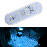 USB-C / Type-C Single Color Touch Switch Control Car Foot Ambient Light, Ice Blue Light, Pink Light, White Light