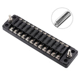 CS-979A2 FB1904 1 In 1 Out 12 Ways No Distinction Positive Negative Fuse Box without Fuse for Auto Car Truck Boat, CS-979A2