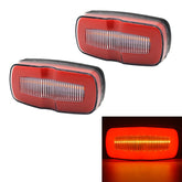 2 PCS MK-190 Truck LED Side Marker Light, MK-190 (Red Light), MK-190 (White Light)