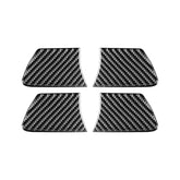 Car Carbon Fiber Inside Door Bowl Decorative Sticker for Toyota Highlander 2014-2019, Left Drive, Inside Door Bowl