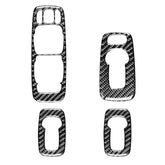 Car Carbon Fiber Window Lift B Decorative Sticker for Volvo XC90 2008-2014, Left Drive, Window Lift B, Left Drive