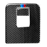 Car Carbon Fiber Storage Box Panel 3-color Decorative Sticker for BMW G01 X3 2018-2020 / G02 X4 2019-2020, Left and Right Drive Universal, Storage Box Panel 3-color