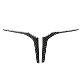 2 in 1 Car Carbon Fiber Steering Wheel Below Decorative Sticker for BMW G01 X3 2018-2020 / G02 X4 2019-2020, Left and Right Drive Universal, Steering Wheel Below
