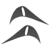 2 PCS / Set Carbon Fiber Car Back Lamp Eyebrow Decorative Sticker for Toyota GT86 / Subaru BRZ 2012-2016, Drop Glue Version, For Toyota GT86 2012-2016,Back