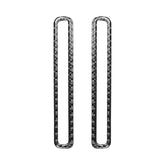 Carbon Fiber Car Door Air Outlet Decorative Sticker for Dodge Challenger 2015 to Now, Left Driving, Door Air Outlet