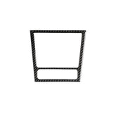 Carbon Fiber Car Ashtray Frame Decorative Sticker for Volkswagen Golf 6 2008-2012, Ashtray Frame