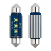 2pcs 39mm IC12V / 2.76W / 0.23A / 300LM 3LEDs SMD Car Reading Lamp Dome Light, 39mm