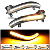 1 Pair For BMW 3 Series F20 Car Dynamic LED Turn Signal Light Rearview Mirror Flasher Water Blinker, For BMW 3 Series F20 (Transparent), For BMW 3 Series F20 (Transparent Black)