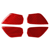 Car Carbon Fiber Inside Door Wrist Decorative Sticker for Honda Tenth Generation Civic 2016-2019, Left and Right Drive Universal, Inside Door Wrist