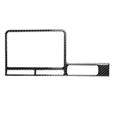 Car Carbon Fiber Navigation Display Frame Decorative Sticker for Nissan GTR R35 2008-2016, Right Drive, Navigation Display Frame, Right Drive