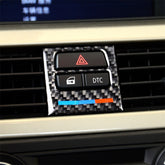 5 PCS Low Matching Three Color Carbon Fiber Car Air Outlet Decorative Sticker for BMW E90 / E92 / E93 2005-2012, Low Matching Air Outlet(Three Color)