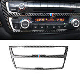 Three Color Carbon Fiber Car CD Panel Decorative Sticker for BMW (F30) 2013-2015 / (F34) 2013-2016, CD Panel(Three Color)