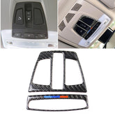Three Color Carbon Fiber Car Reading Light Panel Decorative Sticker for BMW F20 2012-2017 / F30 / F34 / F32 2013-2017 / X5 2014-2017 / X6 2015-2017 / X1 2016-2017, Reading Light(Three Color)