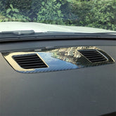 Carbon Fiber Car Instrument Large Outlet Decorative Sticker for BMW E90 2005-2012, Instrument Large Outlet