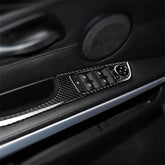 4 PCS Carbon Fiber Car Left Driving Lifting Panel Decorative Sticker with Folding for BMW E90 / 320i / 325i, Diameter: 35.8cm, Diameter: 35.8cm