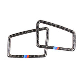 Three Color Carbon Fiber Car Right Driving Instrument Air Outlet Decorative Sticker for BMW E90 2005-2012, Right Instrument Air Outlet(Three Color), Right Instrument Air Outlet