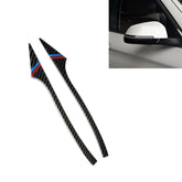 Three Color A Carbon Fiber Car Rearview Mirror Bumper Strip Decorative Sticker for BMW 5 Series E60 2008-2010 / F10 2011-2017 / F07 2010-2015 / F01 2010-2015, Rearview Mirror(Three ColorB), Rearview Mirror(Three ColorA), Rearview Mirror