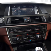 Three Color Carbon Fiber Car CD Panel Center Console Air Conditioning Panel Decorative Sticker for BMW 5 Series F07 5GT 535i 2010-2016, Air Conditioning Panel(Three Color), Air Conditioning Panel