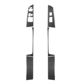 6 in 1 Car Carbon Fiber Left and Right Driving Seat Lift Decorative Sticker for Mazda RX8 2004-2008, Left Drive High-configured, Left and Right Driving Seat Lift, Left Drive High-configured