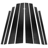 Car Carbon Fiber B Pillar Decorative Sticker for BMW X3 F25 2011-2017, Left and Right Drive Universal, For BMW X3 F25 2011-2017