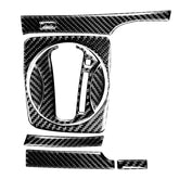 8 in 1 Car Carbon Fiber Automatic Gear Panel Set Decorative Sticker for Honda Civic 8th Generation 2006-2011, Right Drive, Automatic Gear Panel Set, Right Drive