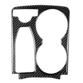 Car Carbon Fiber Solid Color Handrail Water Cup Holder Decorative Sticker for Mercedes-Benz GLK 2008-2015, Left Drive, Solid Color Handrail Water Cup Holder