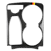 Car Carbon Fiber German Color Handrail Water Cup Holder Decorative Sticker for Mercedes-Benz GLK 2008-2015, Left Drive, German Color Handrail Water Cup Holder