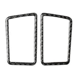 Car Carbon Fiber Dashboard Air Outlet Decorative Sticker for Lexus NX200 / 200t / 300h 2014-2021, Left and Right Drive Universal, Dashboard Air