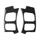 Car Carbon Fiber Steering Wheel Button Decorative Sticker for Lexus NX200 / 200t / 300h 2014-2021, Left and Right Drive Universal, Steering Wheel Button