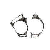 Car Carbon Fiber Big Left and Right Air Outlet Decorative Sticker for Lexus IS250 300 350C 2006-2012, Right Drive, Big Left and Right Air Outlet, Right Drive