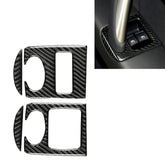 Car Carbon Fiber Glass Lifter Panel Decorative Sticker for Audi TT 8n 8J MK123 TTRS 2008-2014, Right Drive, Glass Lifter , Right Drive