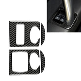 Car Carbon Fiber Glass Lifter Panel Decorative Sticker for Audi TT 8n 8J MK123 TTRS 2008-2014, Left Drive, Glass Lifter , Left Drive