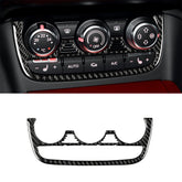 Car Carbon Fiber Air Conditioning Button Decorative Sticker for Audi TT 8n 8J MK123 TTRS 2008-2014, Left and Right Drive Universal, Air Conditioning Button