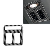 Car Carbon Fiber Reading Lamp Decorative Stickers for Jaguar F-PACE X761 XE X760 XF X260 XJ 2016-2020, Left and Right Drive Universal, Reading Lamp