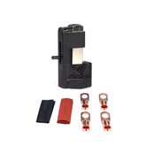 Car Battery Cable Hammer Crimper Hammer Lug Crimper Tool Pliers with T2 Copper 4 x 5/16 Heavy-duty Cold-pressed Wire Terminals, 4 x 5/16