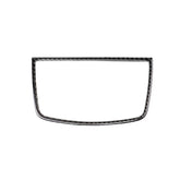 Car Carbon Fiber Solid Color Dashboard Horn Frame Decorative Sticker for BMW E70 X5 / E71 X6 2008-2013, Left and Right Drive Universal, Dashboard Horn