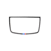 Car Carbon Fiber Tricolor Dashboard Horn Frame Decorative Sticker for BMW E70 X5 / E71 X6 2008-2013, Left and Right Drive Universal, Dashboard Horn(Tricolor)