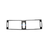 Car Carbon Fiber Tricolor Middle Air Outlet Decorative Sticker for BMW E70 X5 / E71 X6 2008-2013, Left and Right Drive Universal, Middle Air Outlet(Tricolor)