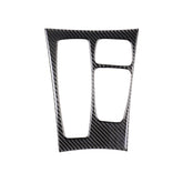 Car Carbon Fiber Solid Color Gear Panel Decorative Sticker for BMW X5 2008-2013 / X6 2009-2014, Low-level Configuration Left Drive, Gear Panel