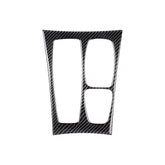 Car Carbon Fiber Solid Color Gear Panel Decorative Sticker for BMW X5 2008-2013 / X6 2009-2014, High Configuration Left Drive, Gear Panel (High Configuration)