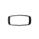 Car Carbon Fiber Solid Color Headlight Switch Frame Decorative Sticker for BMW 2008-2013 X5 E70 / X6 E71 / 5 Series E60 2008-2010, Left and Right Drive Universal, Headlight Switch Frame(Tricolor)