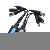 2 PCS Anpwoo 500PVA Spliceable 3 in 1 Power + Video + Audio Balun HD-CVI/AHD/TVI Passive Twisted Transceiver, 500PVA