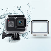 45m Waterproof Case + Touch Back Cover for GoPro HERO8 Black, Case + Touch Cover for GoPro8